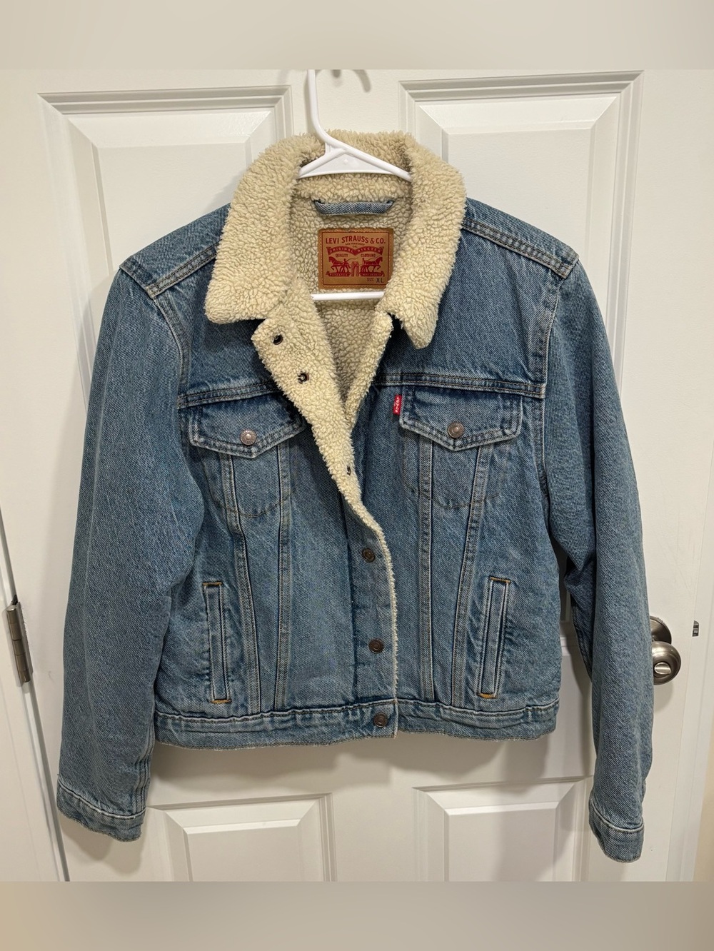 Levi’s Sherpa Trucker Jean Jacket Womens U.S. XL